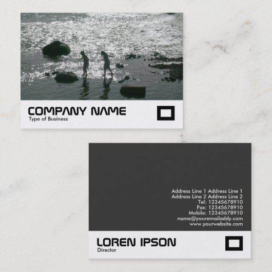 Carte De Visite Pierres à pas (Devant / Derrière)