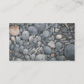 Carte De Visite Pierres de plage Coques Galets Rochers Peinture Ar (Dos)