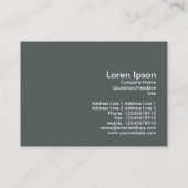 Carte De Visite Pierres de progression, mini photo (Dos)