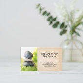 Carte De Visite Pierres empilées | Zen | Yoga (Debout devant)