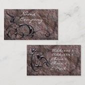 Carte De Visite Pierres et élégance de remous (Devant / Derrière)