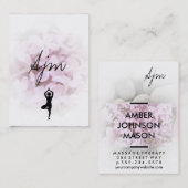 Carte De Visite Pierres & Fleurs Yoga (Devant / Derrière)
