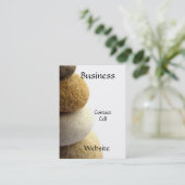 Carte De Visite Pierres Zen (Debout devant)