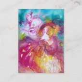 Carte De Visite PIERROT ET ARLECCHINE /Musique, Décor, Artiste de  (Dos)