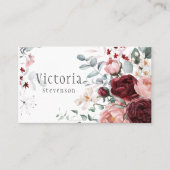 Carte De Visite Pies roses de Bourgogne (Devant)