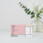 Carte De Visite Piet Mondrian - Composition avec grand plan rouge (Debout devant)