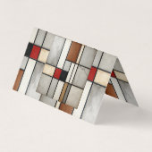 Carte De Visite Piet Mondrian Vintage (Dos)