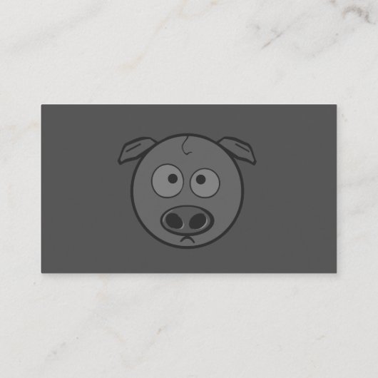 Carte De Visite Pig exécutif (Dos)