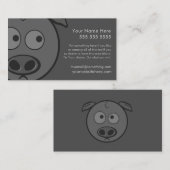 Carte De Visite Pig exécutif (Devant / Derrière)