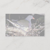 Carte De Visite Pigeon vert (Dos)