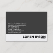 Carte De Visite Pigeons sur un toit (Dos)