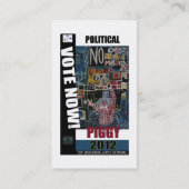 CARTE DE VISITE PIGGIE POLITIQUE (Dos)