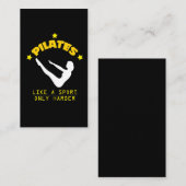 Carte De Visite Pilates aiment un sport, seulement Contrology (Devant / Derrière)