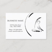 Carte De Visite Pilates Instructeur Pilates Pilates Possède deux c (Dos)