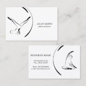 Carte De Visite Pilates Instructeur Pilates Pilates Possède deux c (Devant / Derrière)