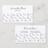 Carte De Visite Pilates Instructor Pilates trainer Business Card (Devant / Derrière)