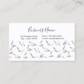 Carte De Visite Pilates Instructor Pilates trainer Business Card (Dos)