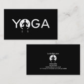 Carte De Visite Pilates, Méditation de l'instructeur de yoga, Spir (Devant / Derrière)