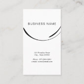 Carte De Visite Pilates Pose Côté Pli (Dos)