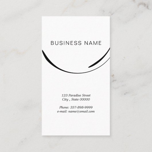 Carte De Visite Pilates Pose Côté Pli (Dos)