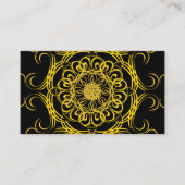 Carte De Visite Pilates Yoga Instructeur Mandala (Devant)