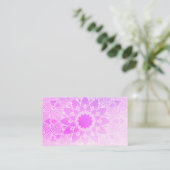 Carte De Visite Pilates Yoga Instructeur Mandala (Debout devant)