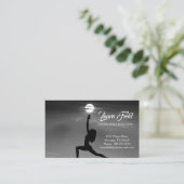 Carte De Visite Pilates Yoga Sunset Instructeur (Debout devant)