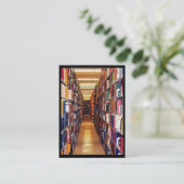 Carte De Visite Pile de bibliothèque ATC (Debout devant)