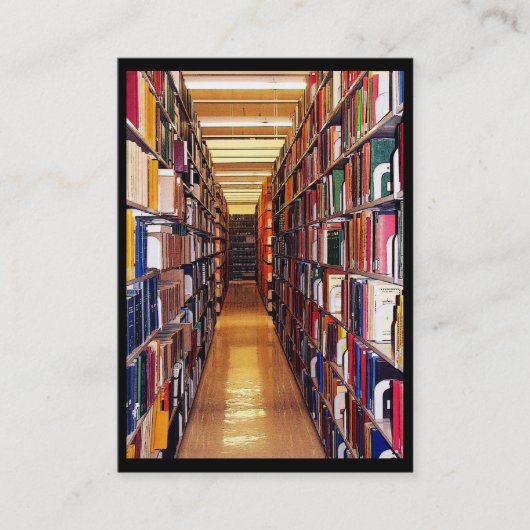 Carte De Visite Pile de bibliothèque ATC (Devant)