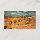 Carte De Visite Pile de blé avec faucheuse par Vincent van Gogh (Dos)