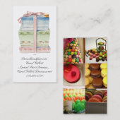 Carte De Visite Pile de boîtes de macaron (Devant / Derrière)