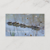 Carte De Visite Pile de tortue vers le haut (Dos)