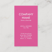 Carte De Visite pile de type hillary clinton (Dos)