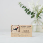 Carte De Visite Pileated Woodpecker (Debout devant)