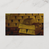 Carte De Visite Piles de barres d'or (Dos)