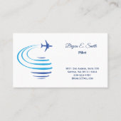 Carte de visite pilote (Devant)