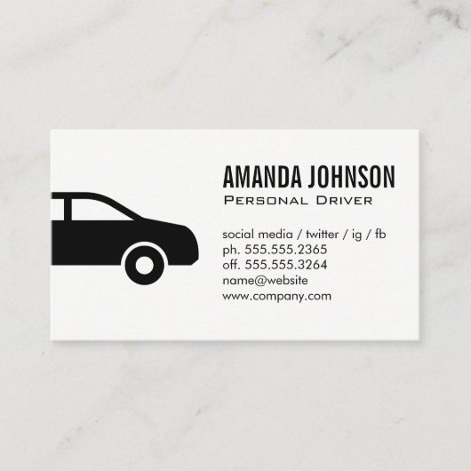 Carte De Visite Pilote (Devant)