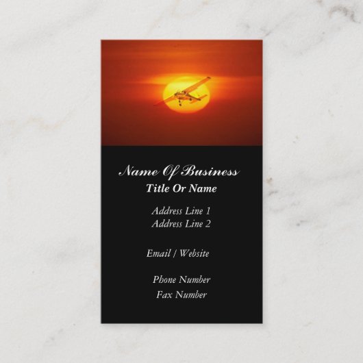 Carte de visite pilote (Devant)