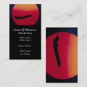 Carte de visite pilote (Devant / Derrière)