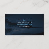 Carte de visite pilote d'avion (Dos)