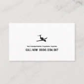 Carte De Visite Pilote d'avion | Aviation (Dos)