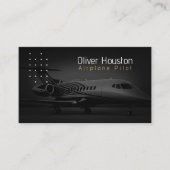 Carte De Visite Pilote d'avion | Aviation (Devant)