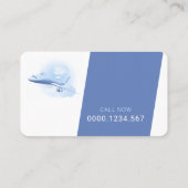 Carte De Visite Pilote d'avion | Aviation (Dos)