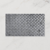 Carte De Visite Pilote d'avion - Plaque en métal diamant (Dos)