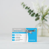 Carte De Visite Pilote d'avion | Vol (Debout devant)