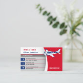 Carte De Visite Pilote d'avion | Vol (Debout devant)