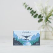 Carte De Visite Pilote de drone (Debout devant)