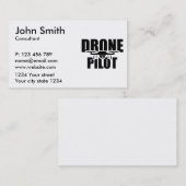 Carte De Visite Pilote de drones (Devant / Derrière)