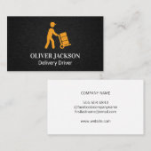 Carte De Visite Pilote de livraison (Devant / Derrière)