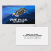 Carte De Visite Pilote de livraison | Livraison (Devant / Derrière)